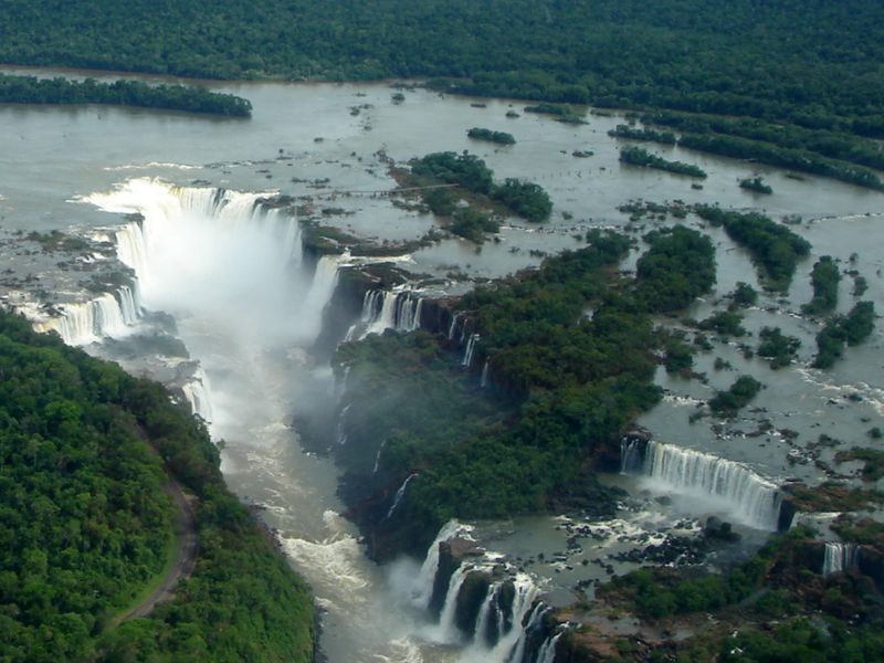 Vista panoramica Cataratas de Iguazú
