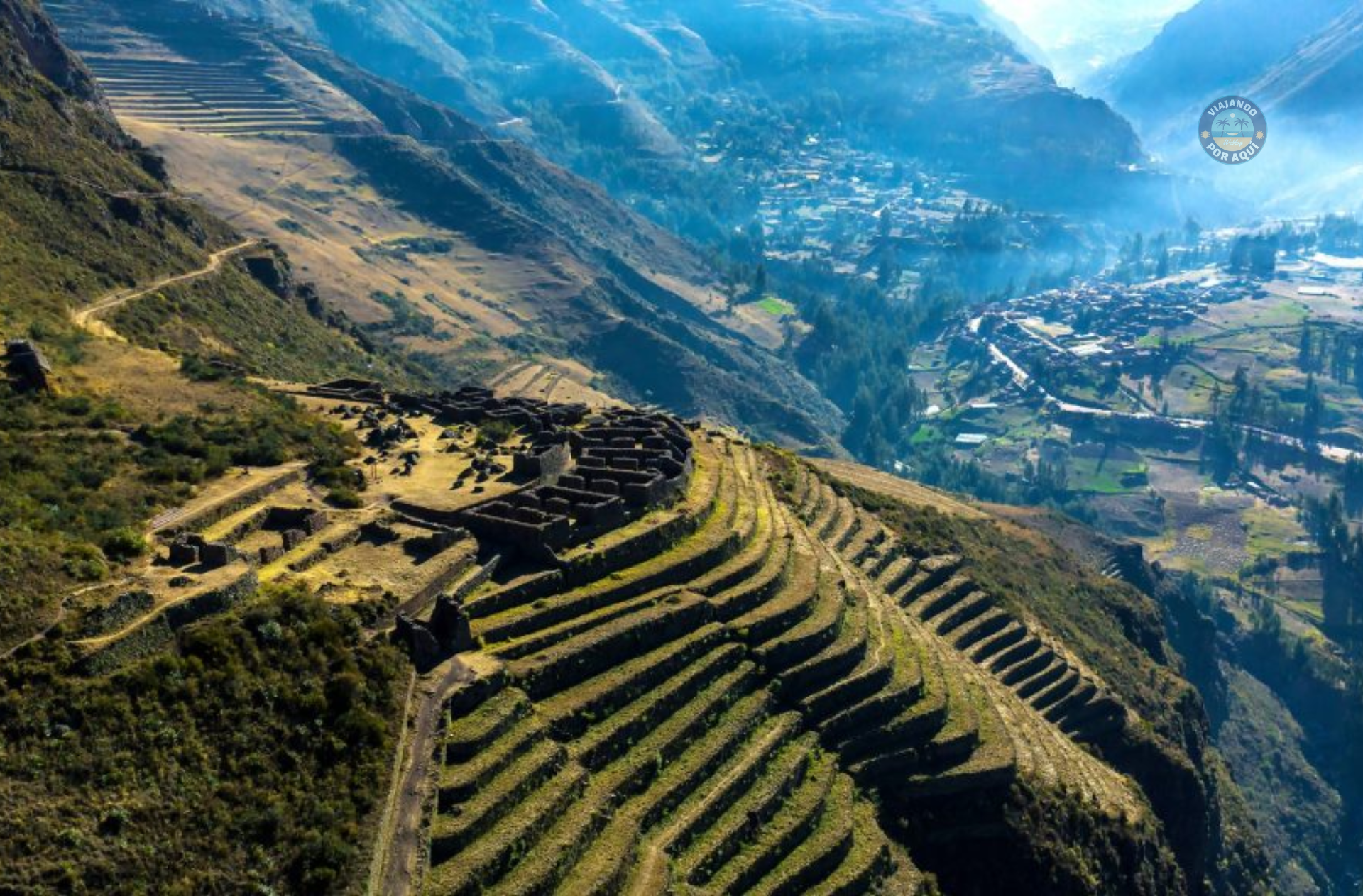 Vista al Valle Sagrado de los Incas