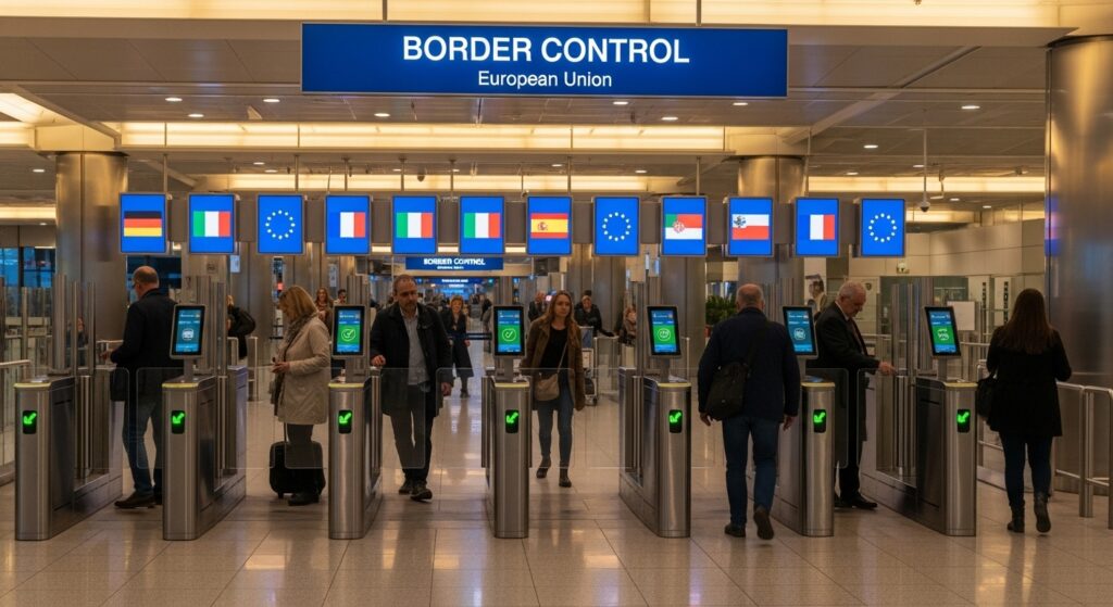 Control fronterizo moderno UE - Sistema de Entradas y Salidas SES 2025